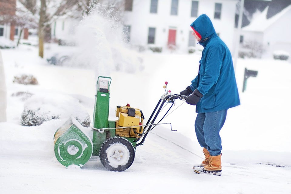 snowblower green