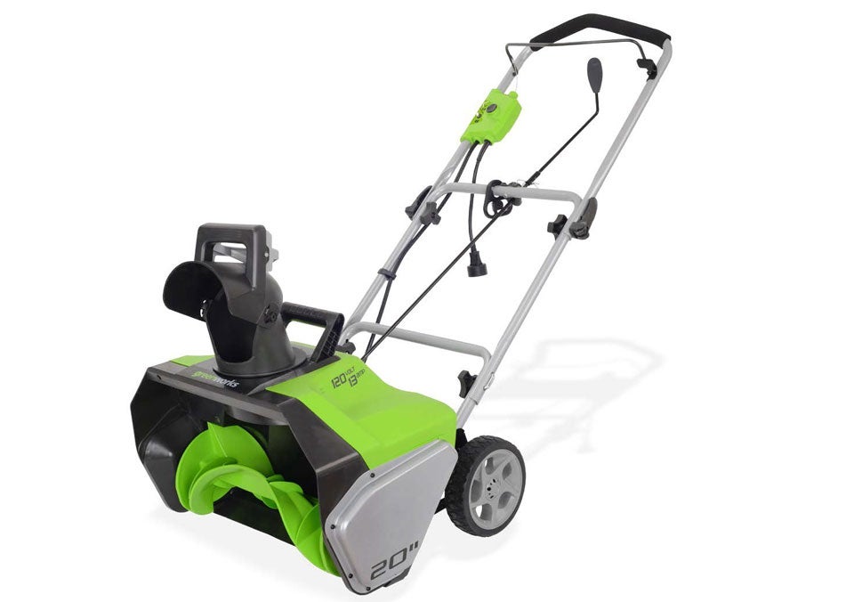 GreenWorks 13 Amp Corded Snowblower: Cyber Monday Snowblower Deals