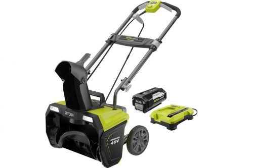 ryobi 40v snow blower feature