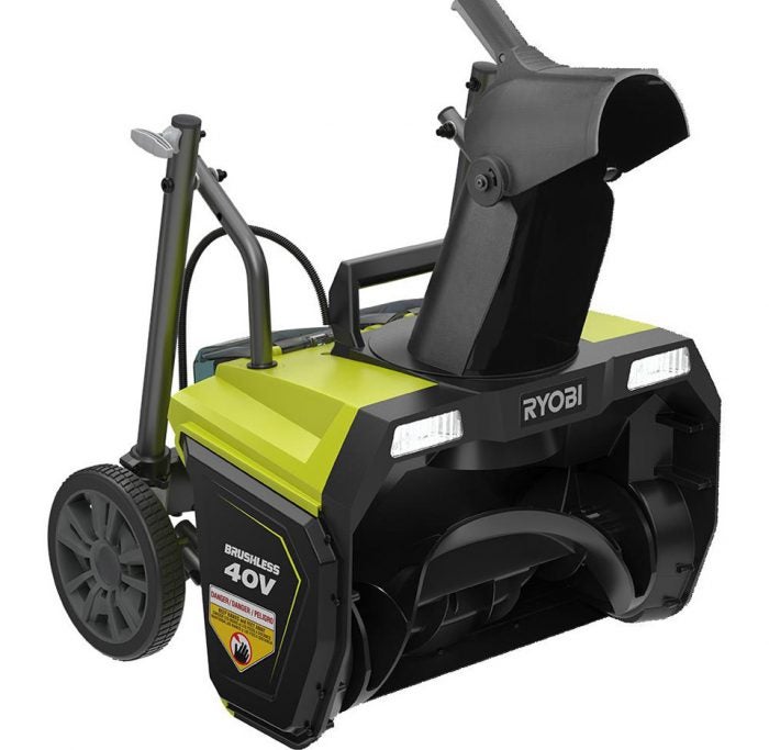 ryobi 40v snow blower front